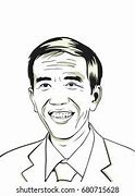 Sketsa Gambar Pak Joko Widodo